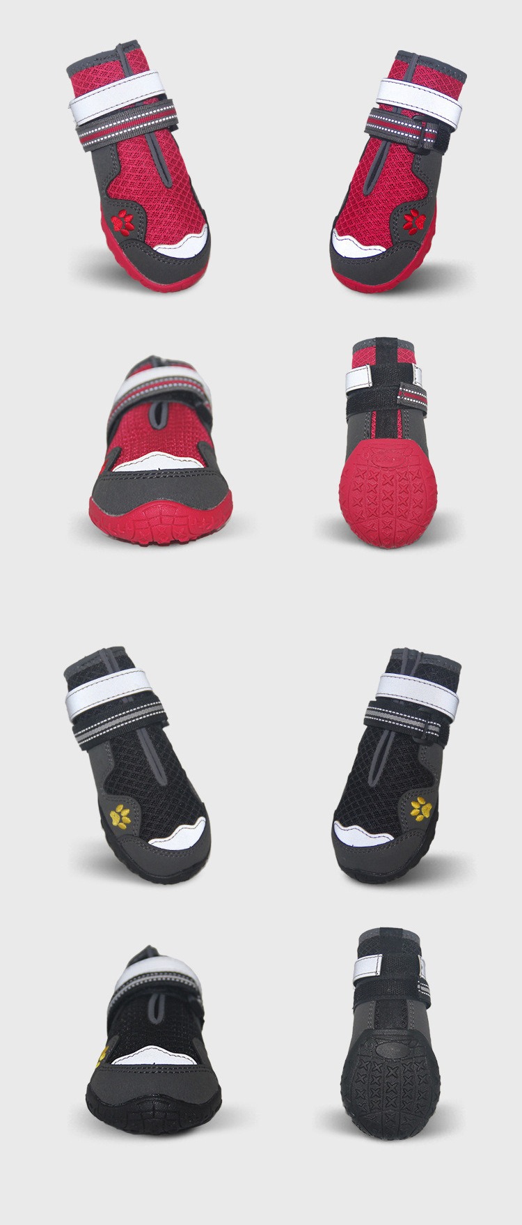 Summer Waterproof Dog Shoes with Anti-Slip