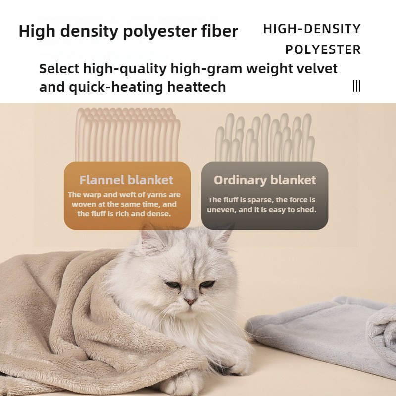 Waterproof Flannel Pet Bed Blanket