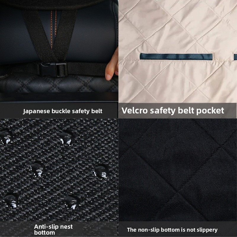 All-Season Pet Car Seat Mat for Cats and Dogs
