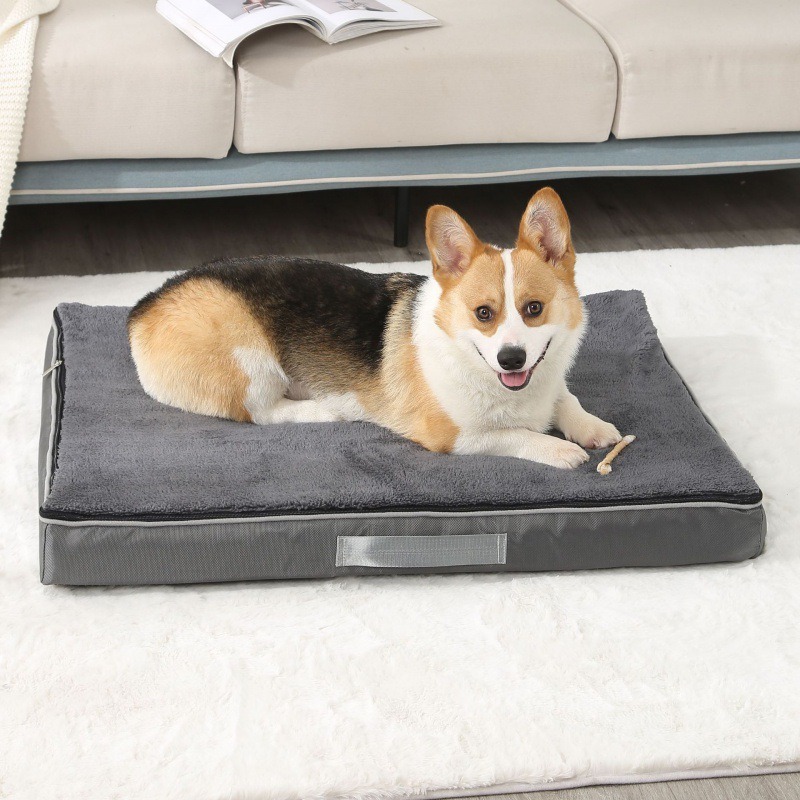 Waterproof Memory Foam Pet Mat Removable Cover