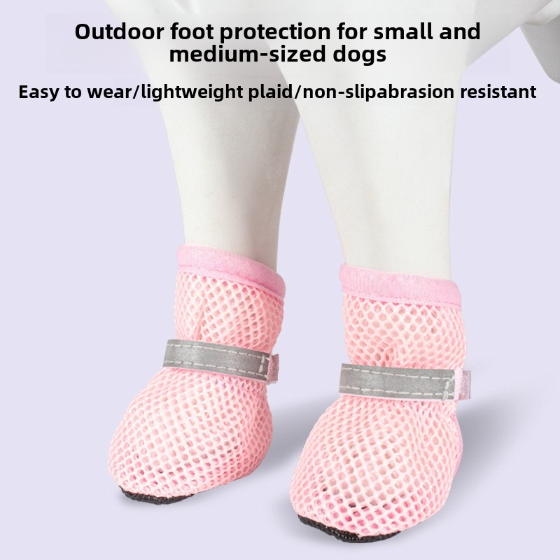 Summer Breathable Soft Sole Dog Shoes