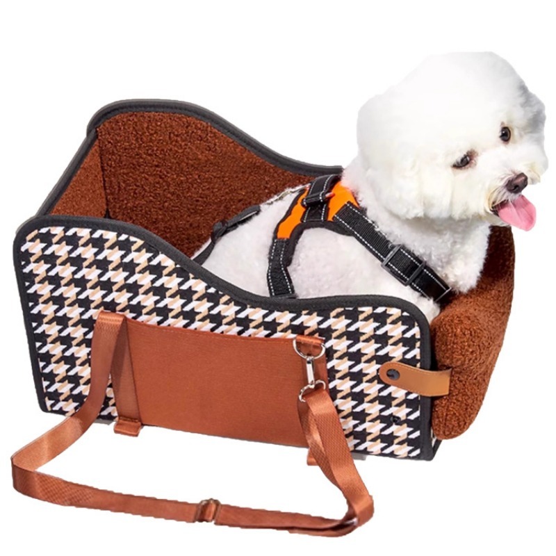 Central Control Armrest Pet Bed for Small Dogs Cats