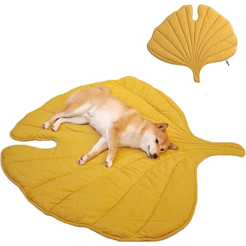 Children's Leaf Design Pet Play Mat