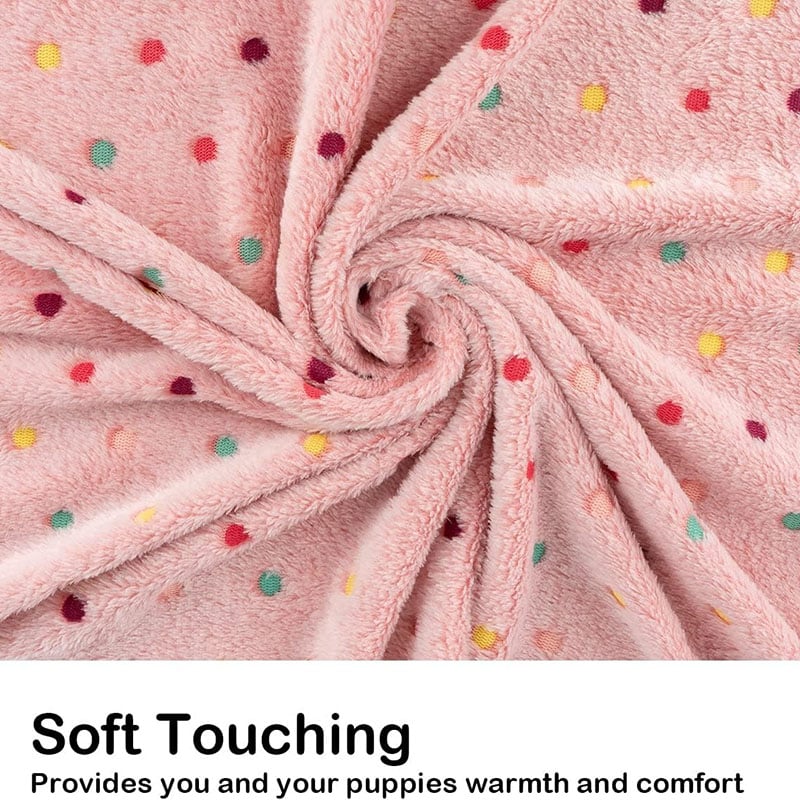Polka Dot Winter Warm Pet Blanket