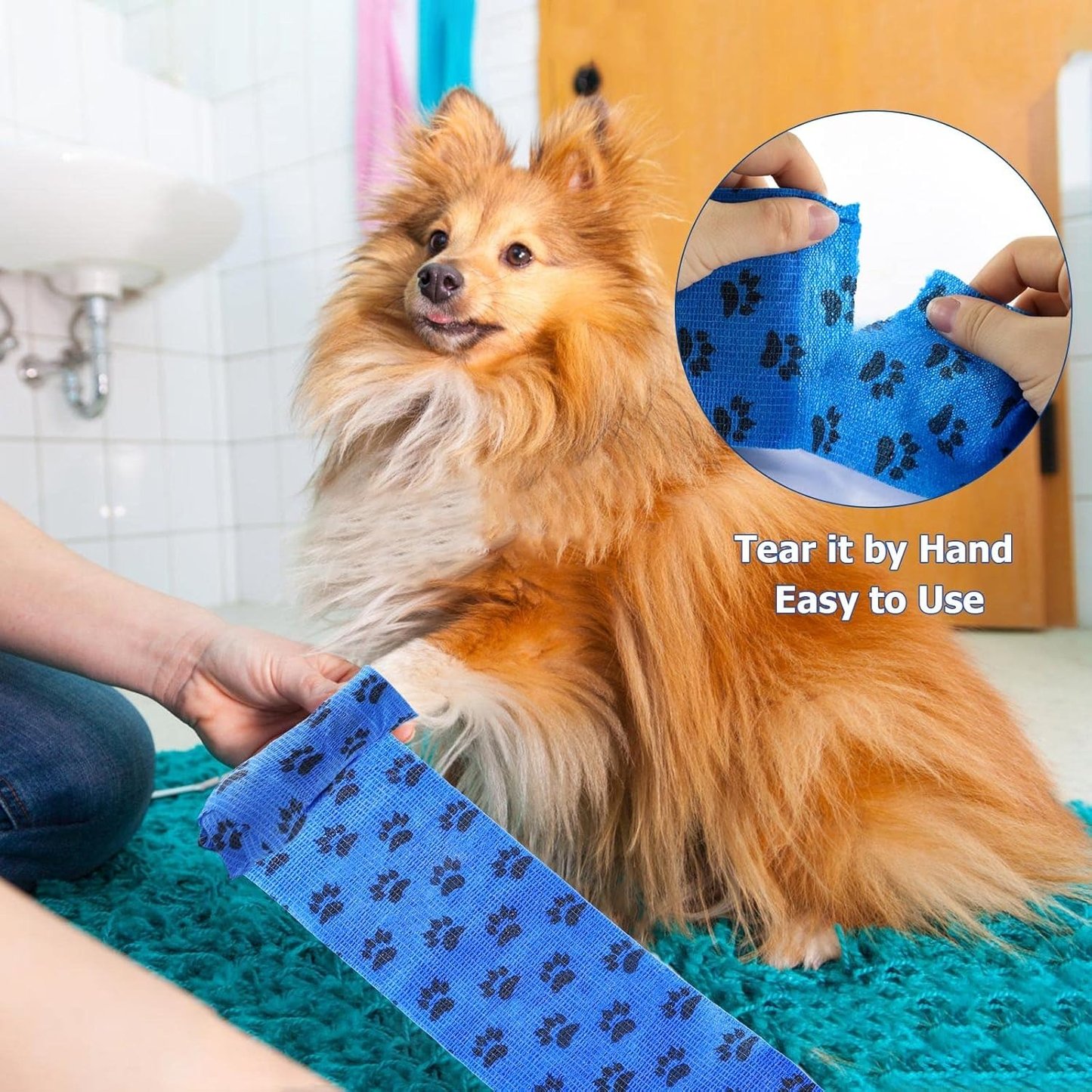 Self-Adhesive Pet Sports Bandage Wrap