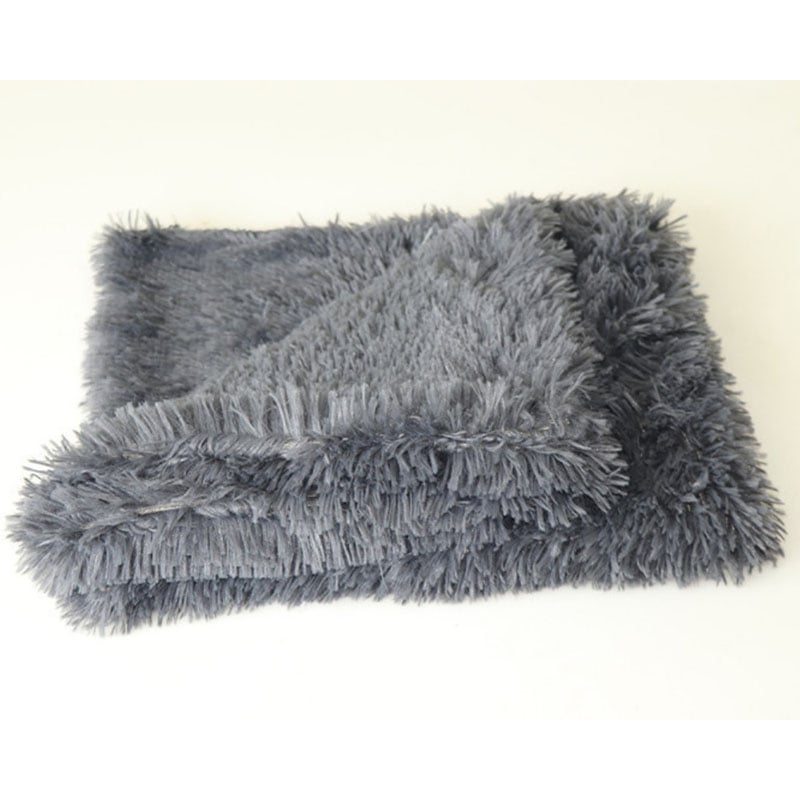 Long Fur Double-Layer Pet Warming Blanket
