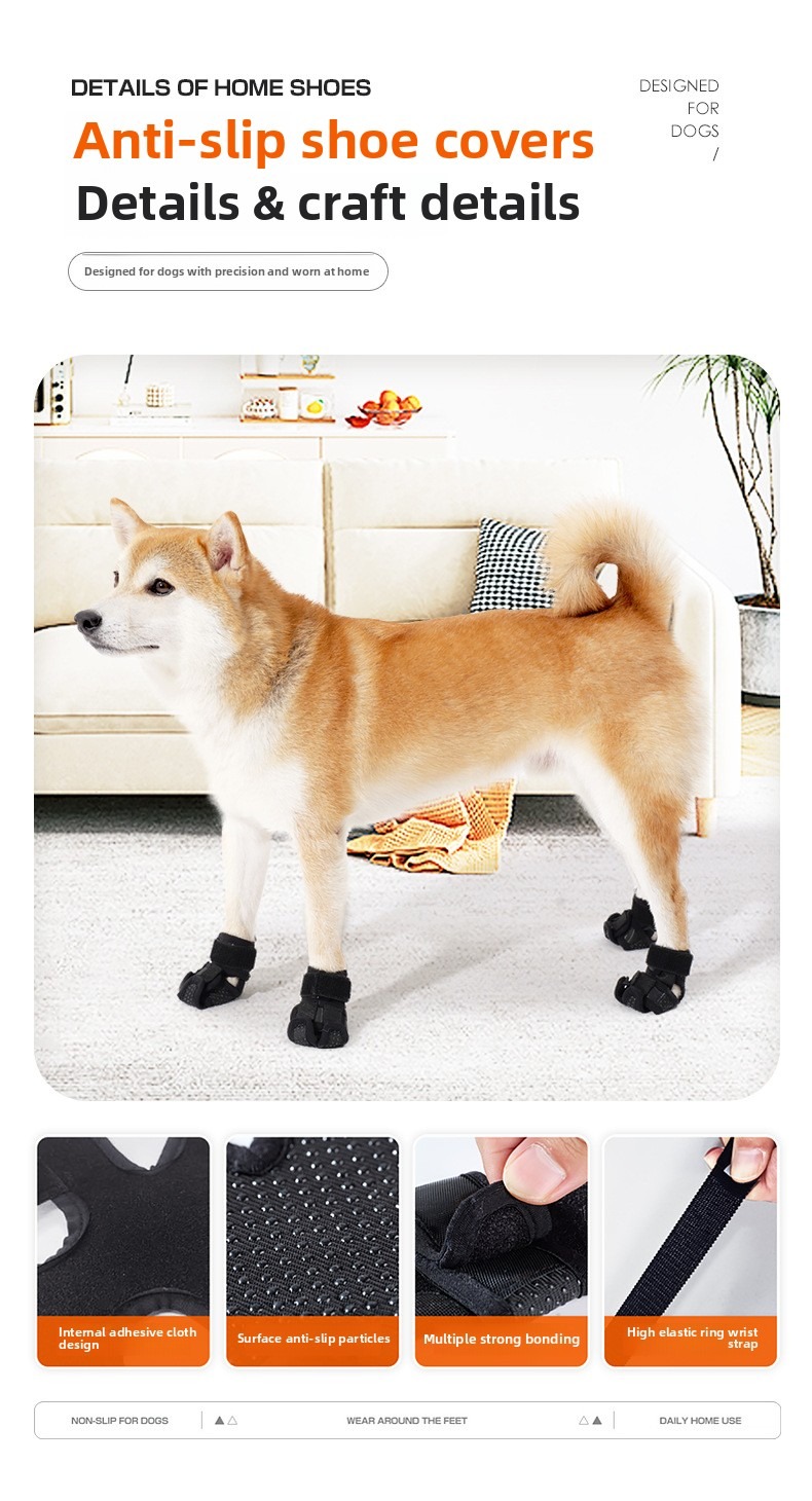 Seasonal Breathable Anti-Slip Dog Sandals