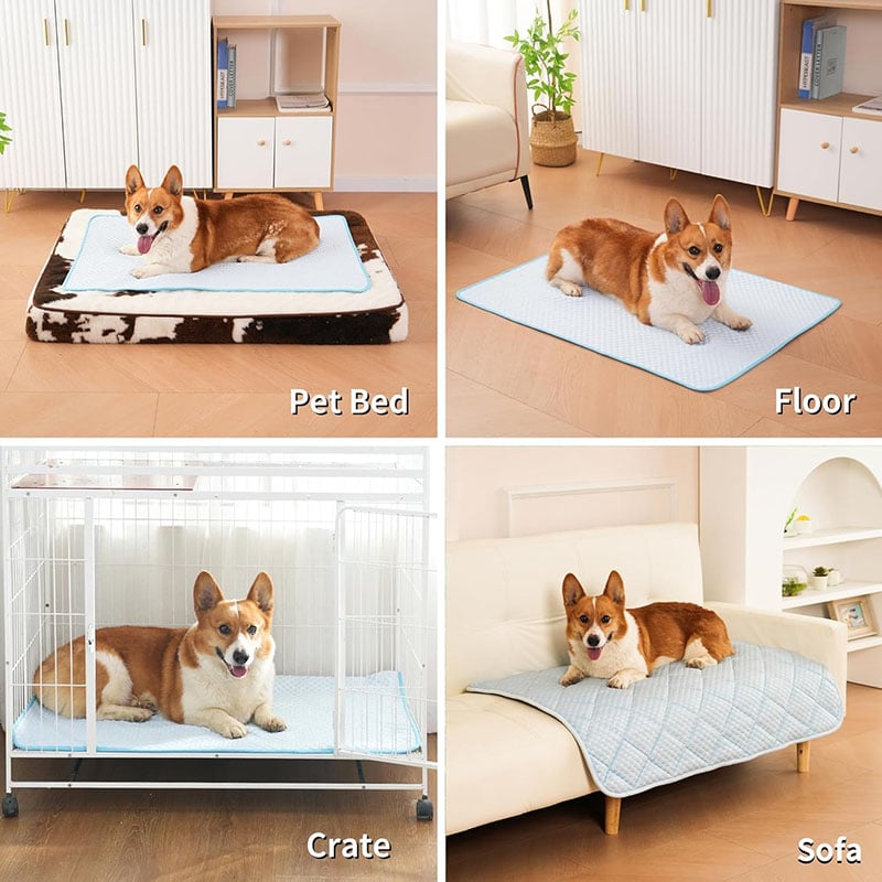 Portable Pet Cooling Ice Sensing Mat