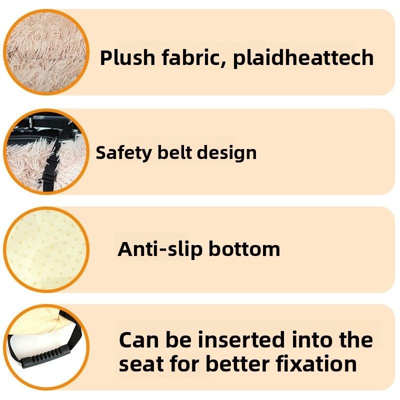 Detachable Car-Mounted Pet Bed for Front Seat