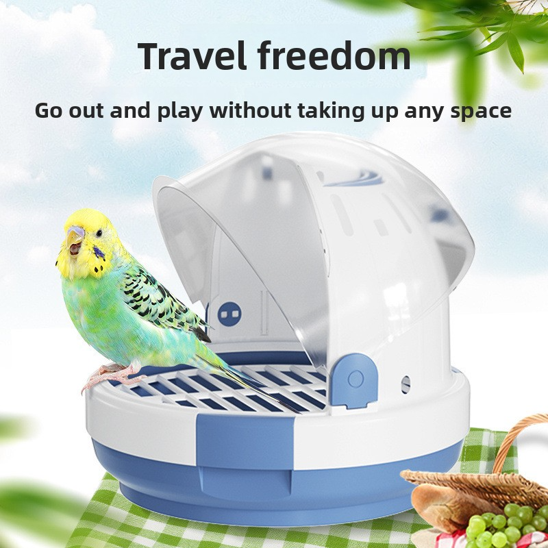 Car Mounted Portable Bird Cage for Outings