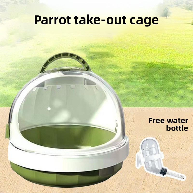Car Mounted Portable Bird Cage for Outings