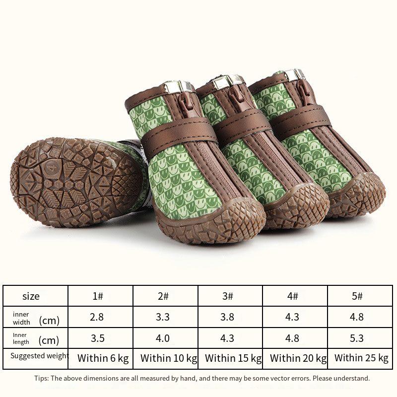 All-Season Breathable Outdoor Dog Footwear