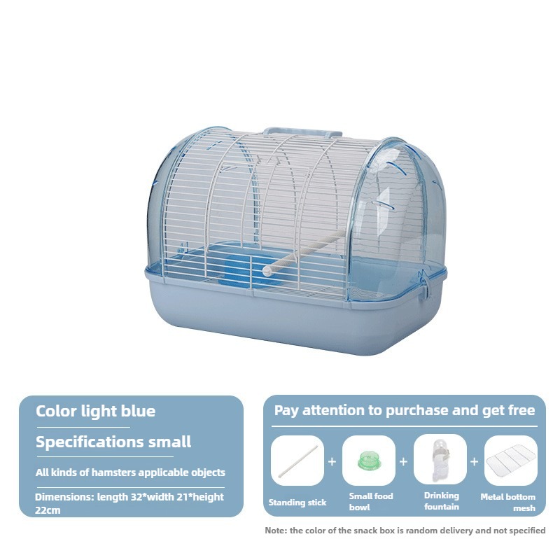 Panoramic View Transparent Bird Travel Carrier