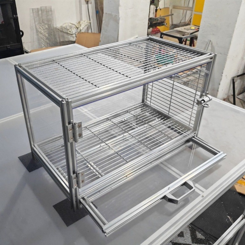 Customizable Double Door Bird Cage with Clearance