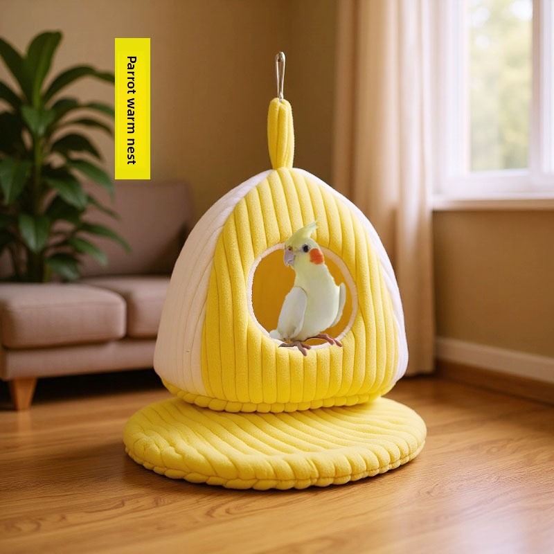 Warm Removable Washable Parrot Cage Liner