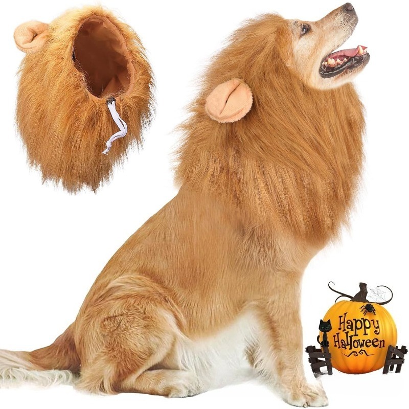 Lion Mane Cosplay Headgear for Halloween