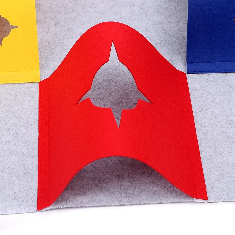 Eco-Friendly Felt Cat Tunnel for Play