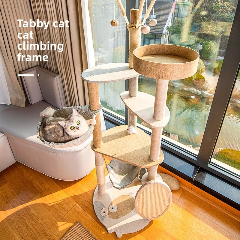 Multi-Level Cat Tree with Condo and Scratching Posts