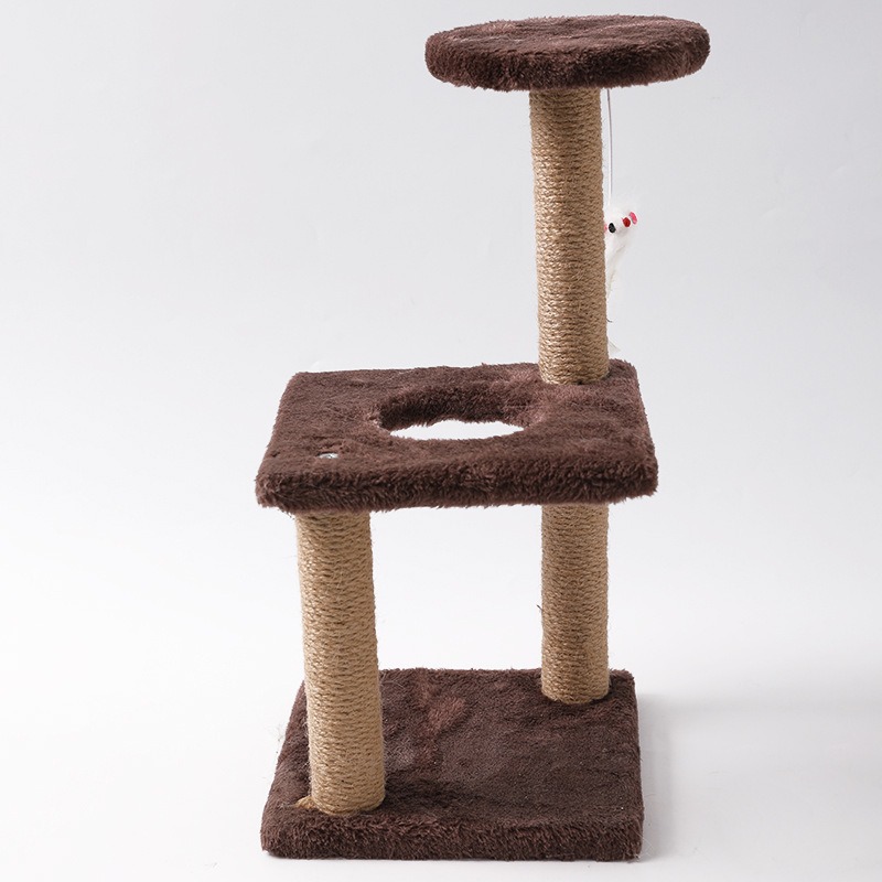 Three-Layer Sisal Cat Scratcher Tree