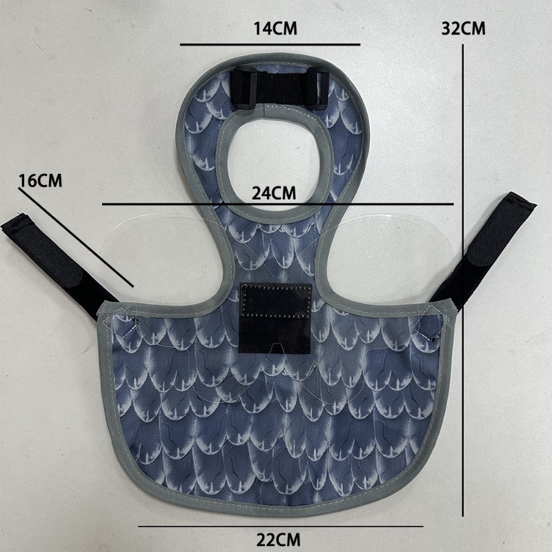 Transparent Thermal Wing Apron for Poultry