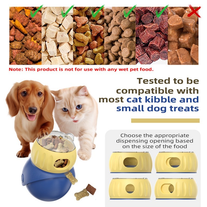 Leakproof Slow Feed Pet Bowl for Weight Control