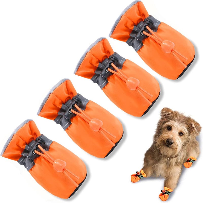 Reflective Waterproof Dog Shoes Soft Sole