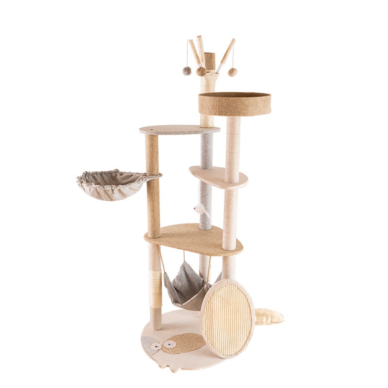 Multi-Level Cat Tree with Condo and Scratching Posts