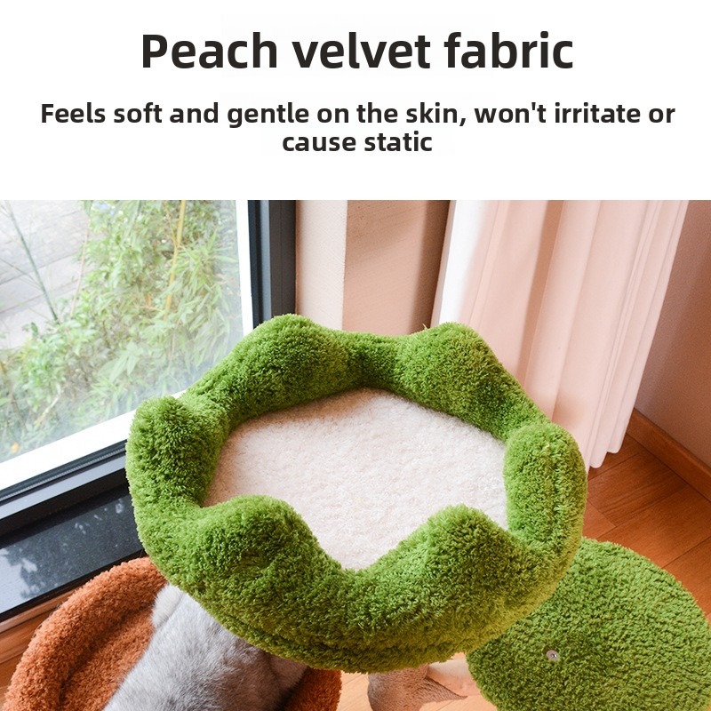 Integrated Cat Tree with House and Jumping Platform