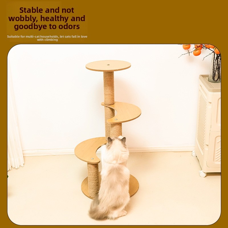 Four-Story Classic Cat Climbing Rack