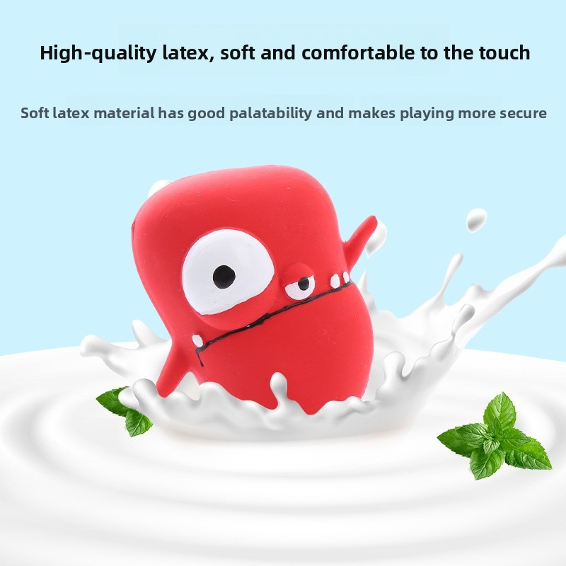 Natural Rubber Squeaky Chew Toy for Puppies