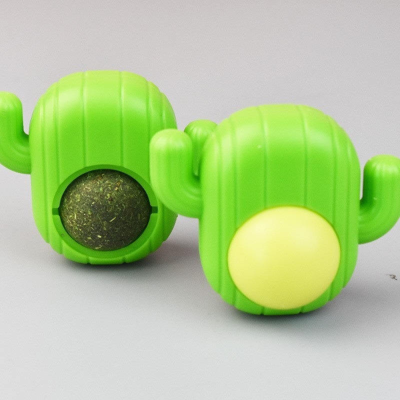 Catnip Ball Toy for Teeth Cleaning and Play