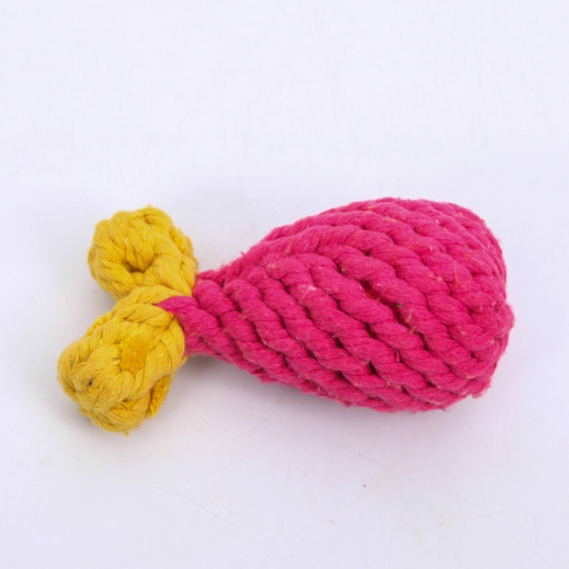 Cotton Rope Animal Chew Toy for Dental Health