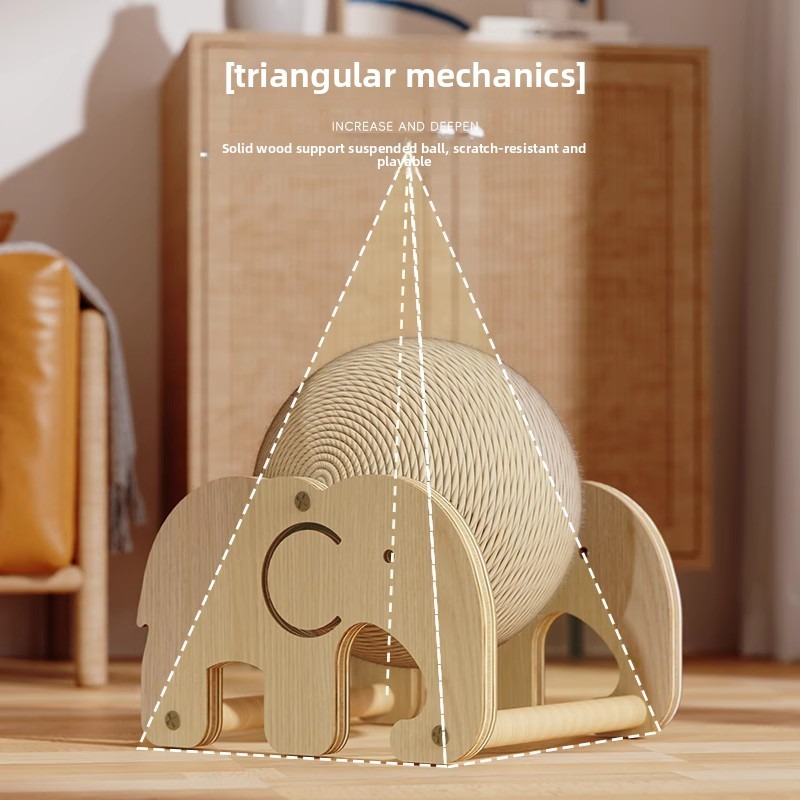 Sisal Material Vertical Cat Climbing Frame