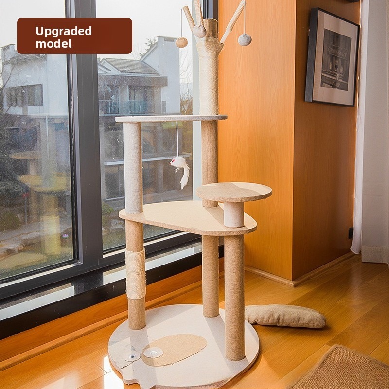 Multi-Level Cat Tree with Condo and Scratching Posts