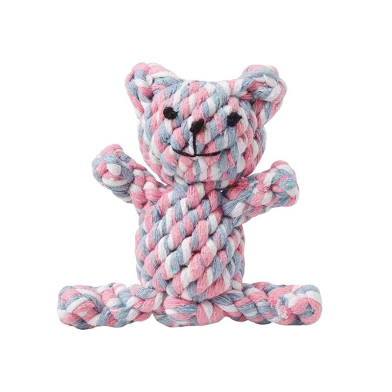 Cotton Rope Giraffe Chew Toy for Pets