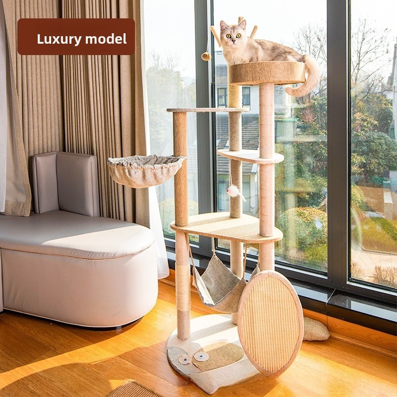 Multi-Level Cat Tree with Condo and Scratching Posts