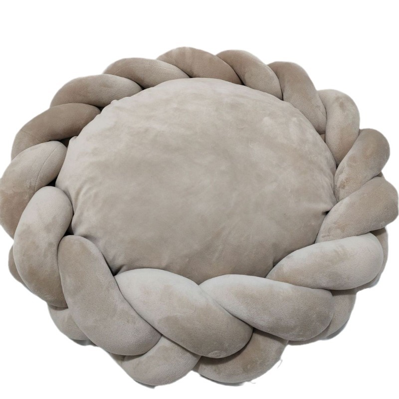 Luxury Suede Round Pet Bed Custom Colors