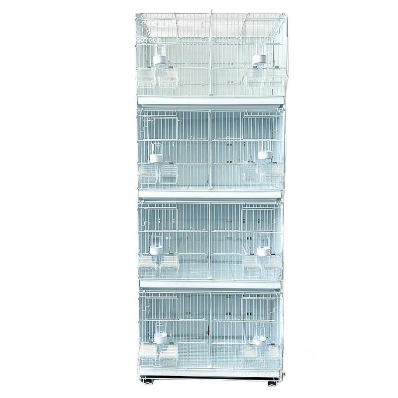 Portable Square Metal Bird Cage with Pulley