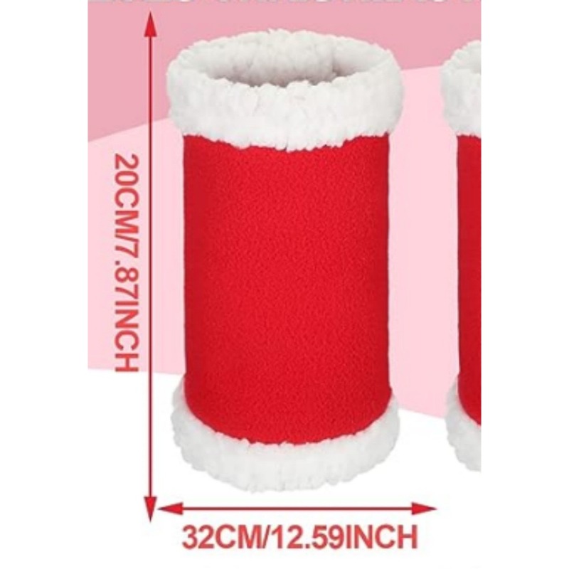 Velvet Christmas Costume Set for Pet Horses