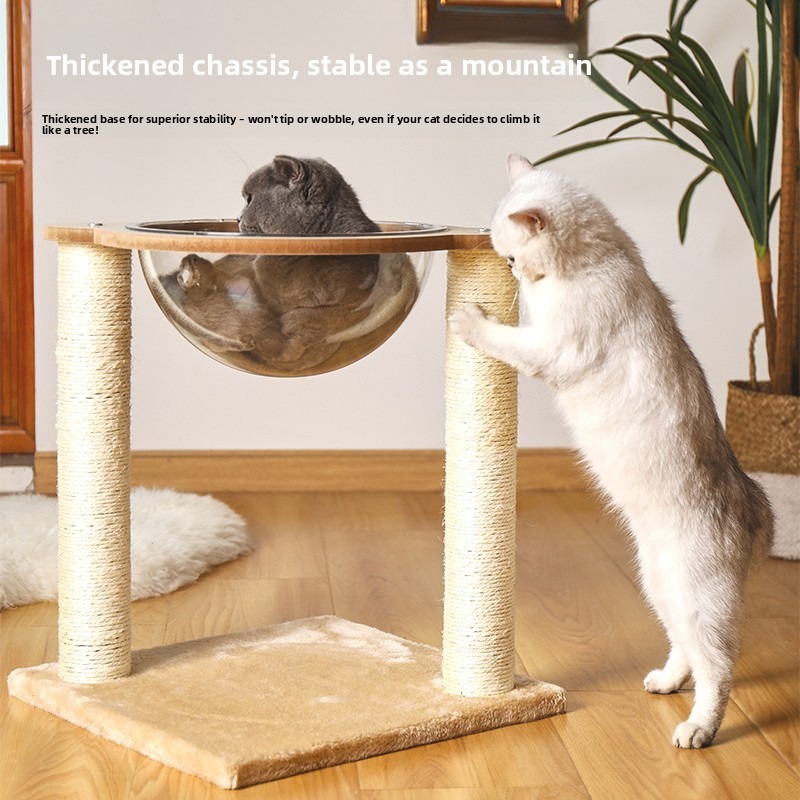 Stable Scratch-Resistant Cat Scratching Platform