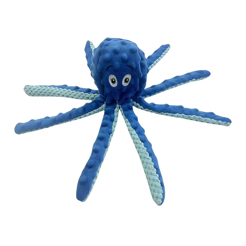 Durable Octopus Plush Chew Toy for Dogs and Cats