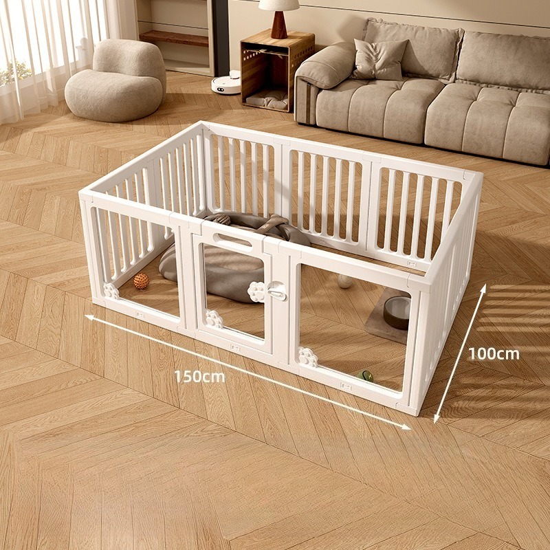 Transparent Acrylic Pet Fence for Modern Home