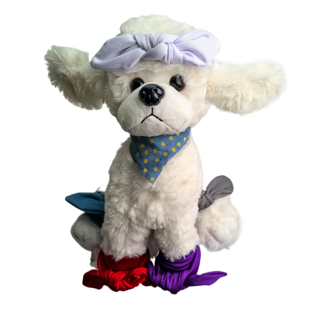 Stretchy Bow Headband for Small Dogs