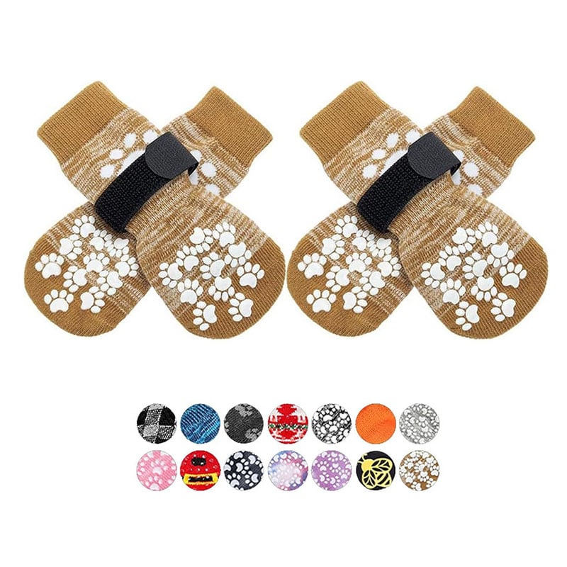 Non-Slip Pet Socks for Indoor Quiet Use