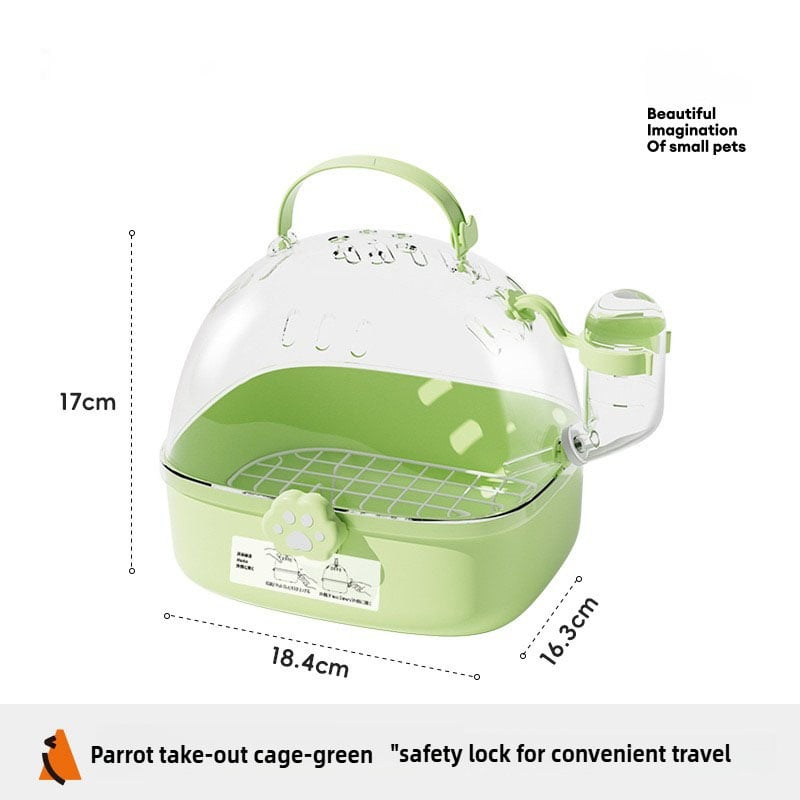 Handheld Portable Breathable Bird Walking Cage
