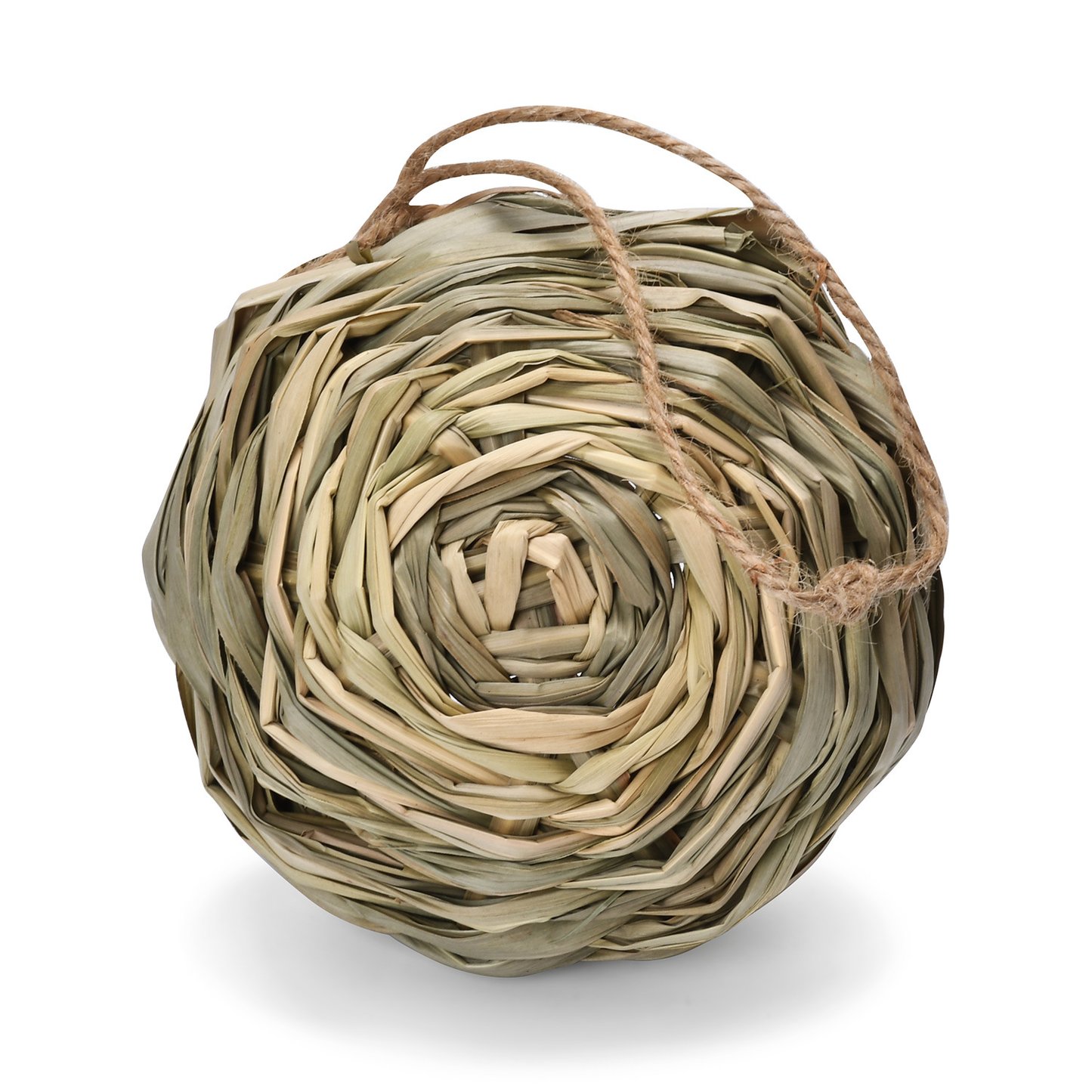 Woven Grass Spherical Bird Nest for Garden