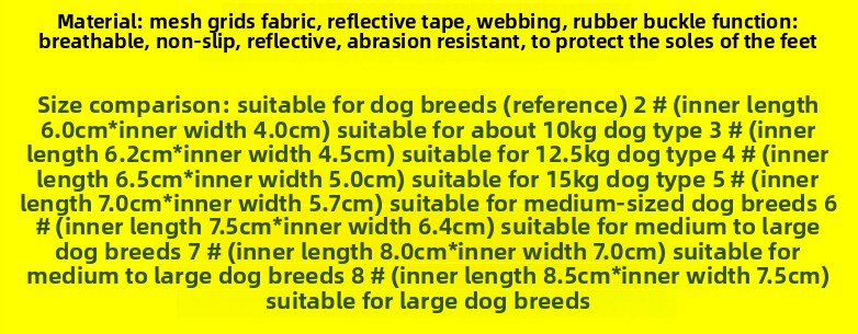 Durable Pet Shoes with Wear-Resistant Soles