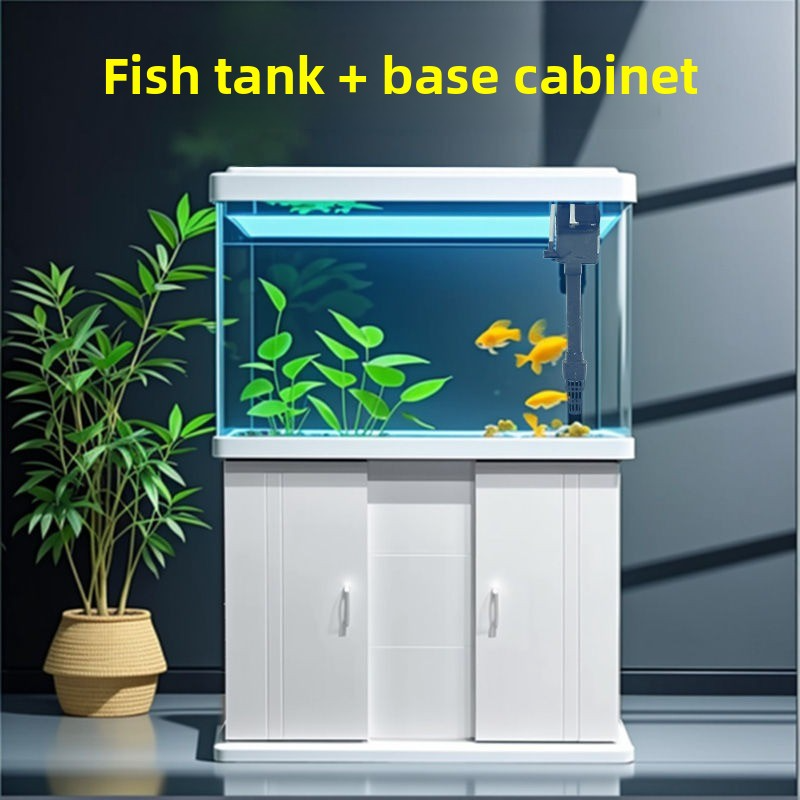 Luxury Aquarium with Bottom Cabinet and Silent Aerator