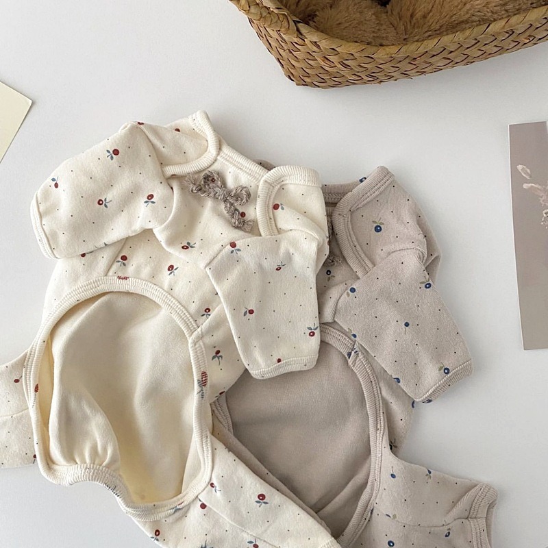 Cherry Pattern Polyester Dog Coat for All Seasons