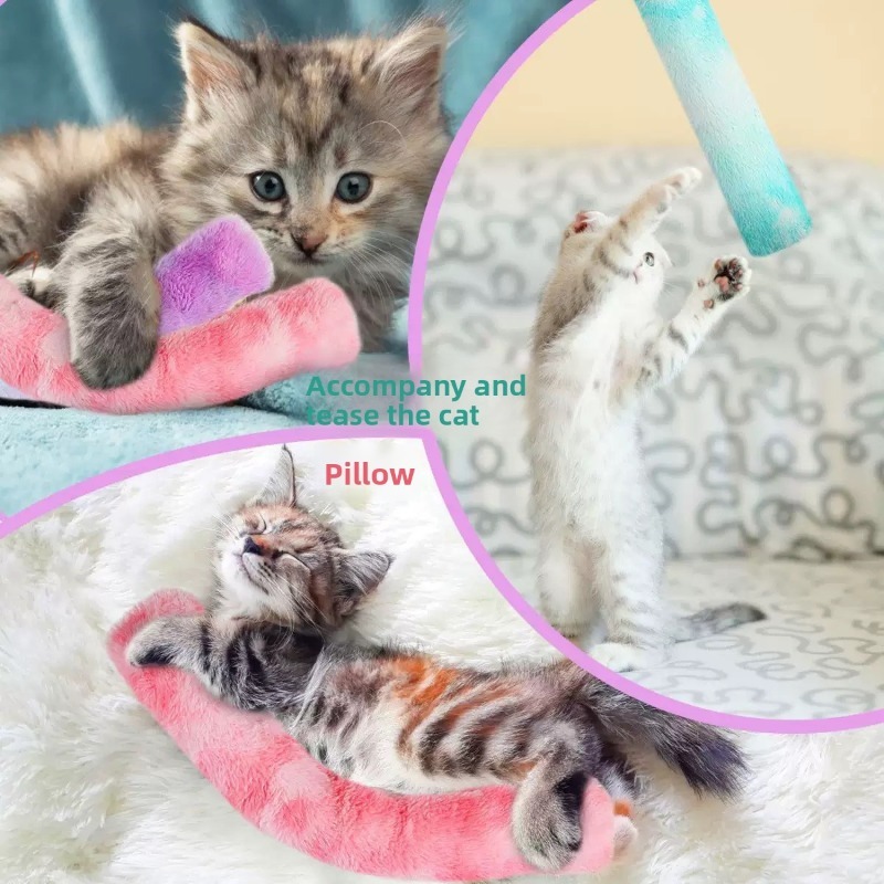 Plush Catnip Interactive Chew Toy